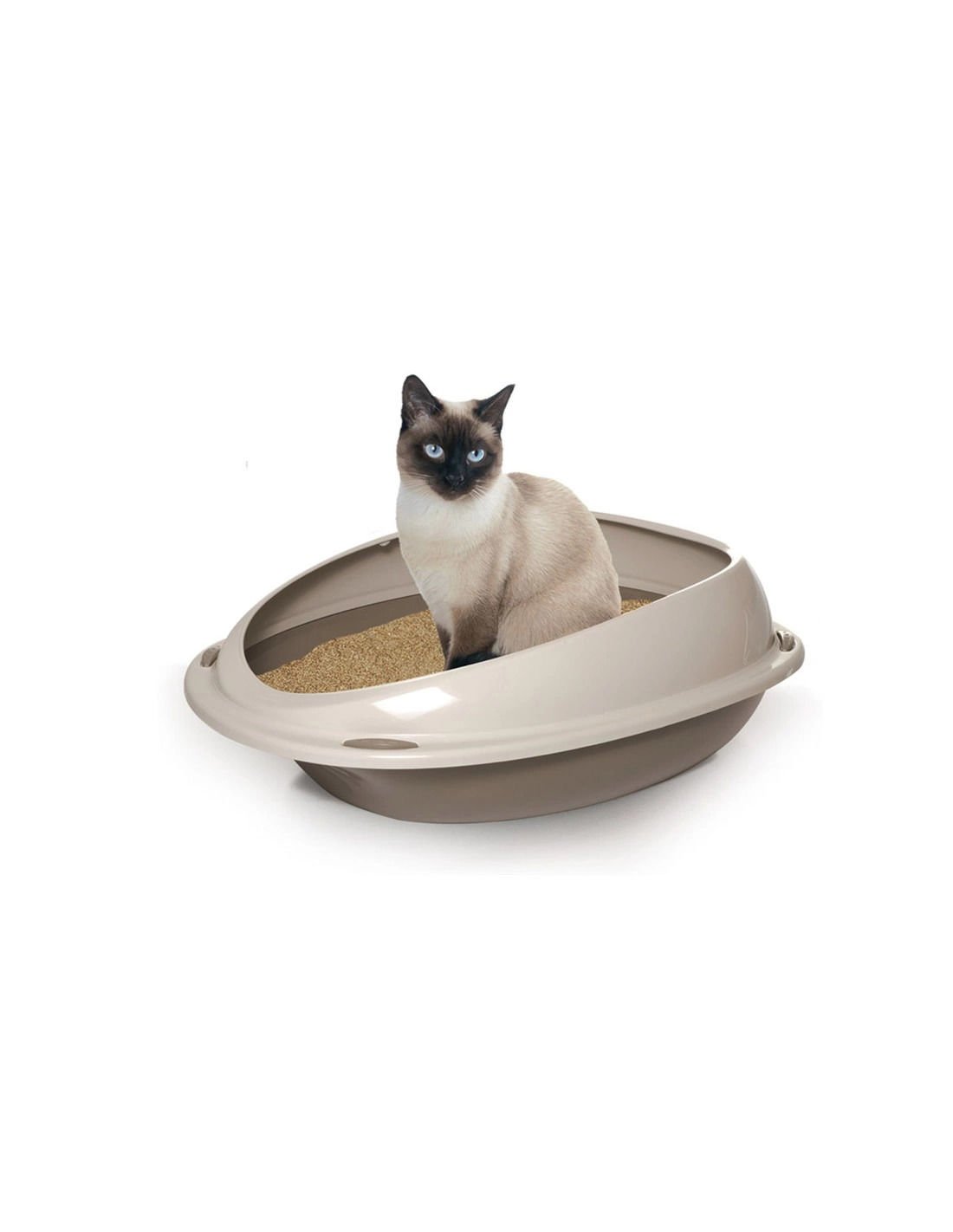 Oval Açık Kedi Tuavaleti Record 57x40x19 Cm