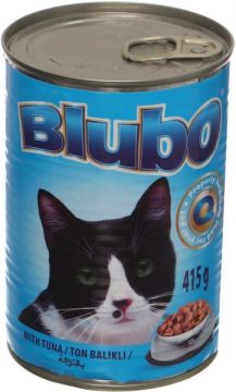 BLUBO TON BALIKLI KEDİ KONSERVESİ 415 Gr