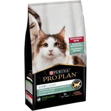PRO PLAN® LIVECLEAR® Sterilised Adult Yetişkin Kediler için, Zengin Somon Etli 1.4 Kg