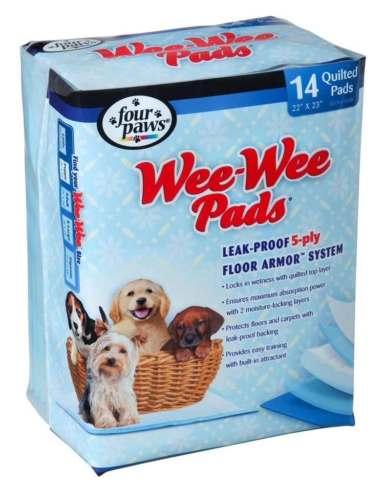 Tuvalet Eğitim Pedi Four Paws 56cm X 58 cm 14 \'lü