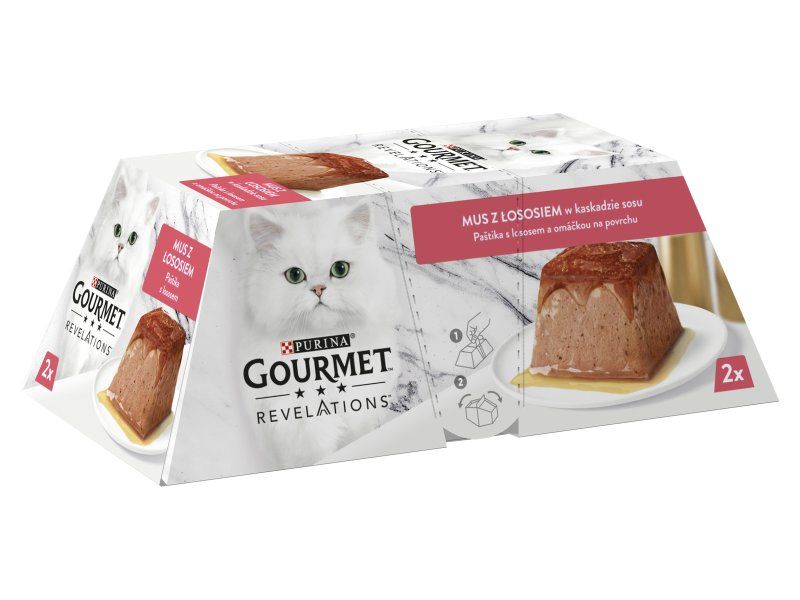 Purina Gourmet Revelations Somonlu Kedi Yaş Maması 2x57gr