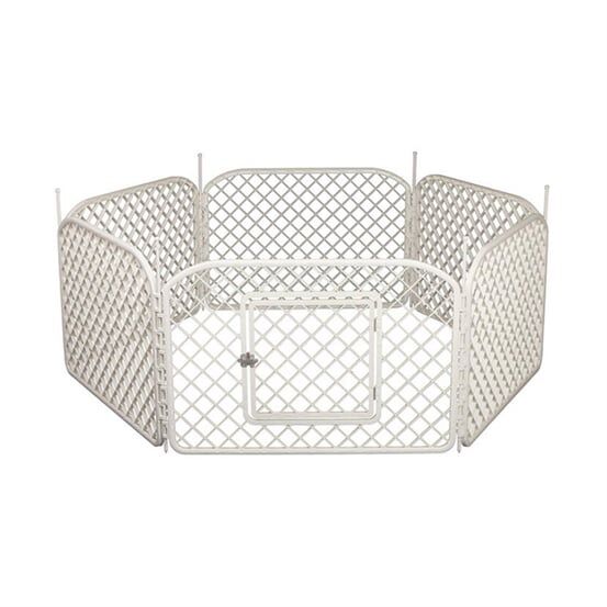 Plastik Köpek Oyun Bahçesi Çiti Strong 6 Panel (90x60)