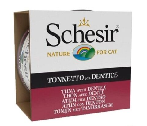 Schesir Ton Ve Sinarit Balıklı Jöleli̇ Kedi̇ Konservesi̇  85 Gr