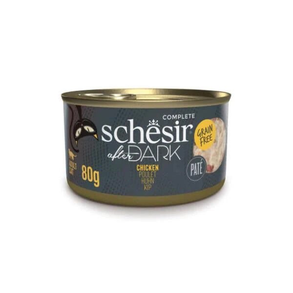 Schesir After Dark Pate Tavuklu Yetişkin Kedi Konservesi 80 gr