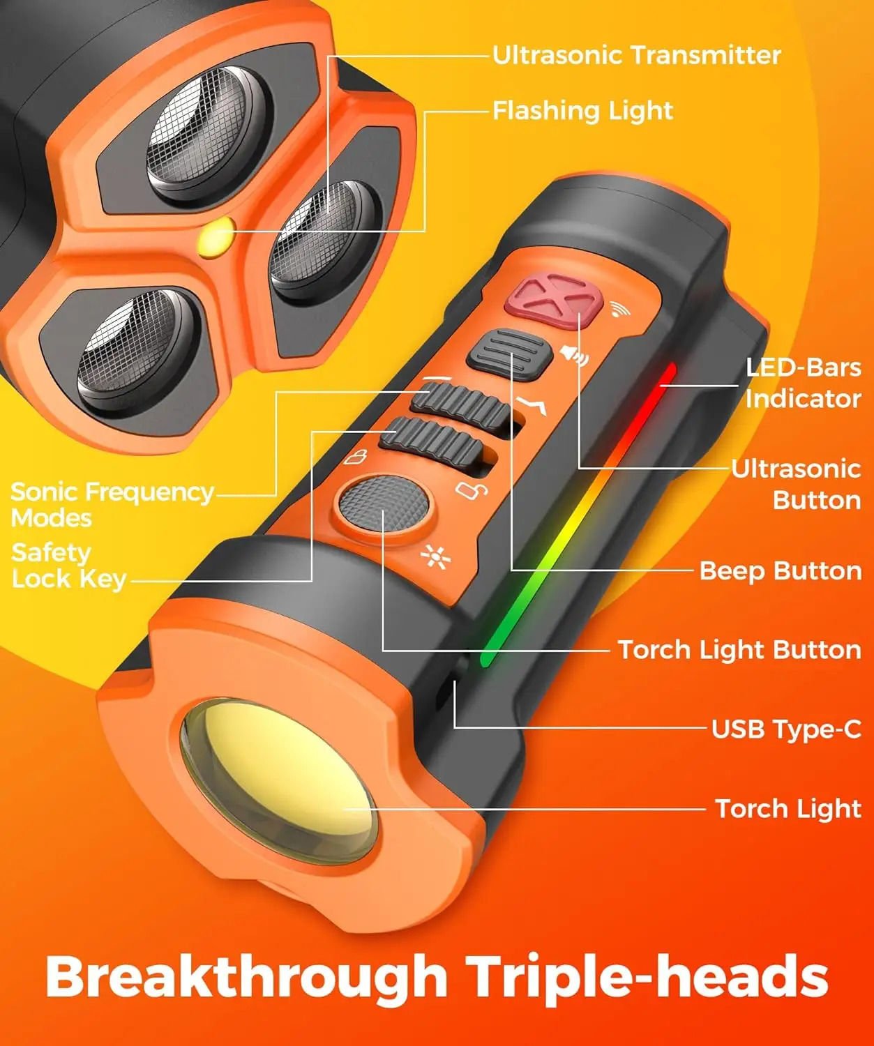 Köpek Uzaklaştırıcı Ultrasonic