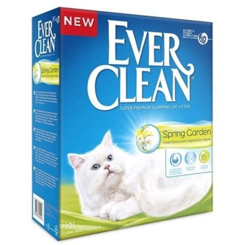 6 lt HEDİYELİ Ever Clean Spring Garden Çiçek Kokulu Topaklaşan Kedi Kumu 10 Lt