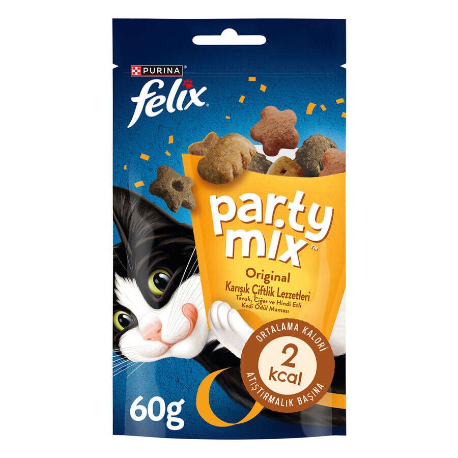 Felix Party Mix Karışık Çiftlik Lezzetleri Kedi Ödülü 60 Gr