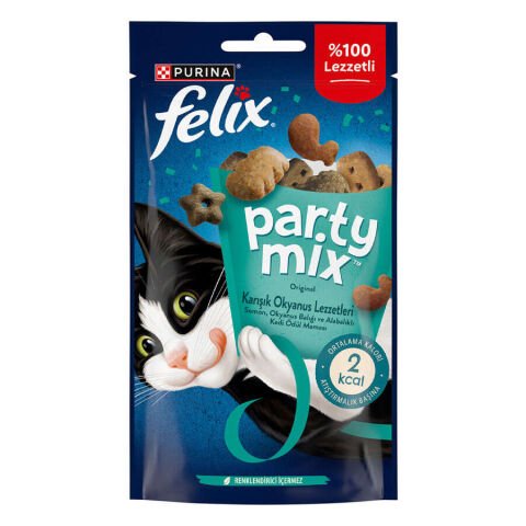 Felix Party Mix Karışık Okyanus Lezzetleri Kedi Ödülü 60 Gr