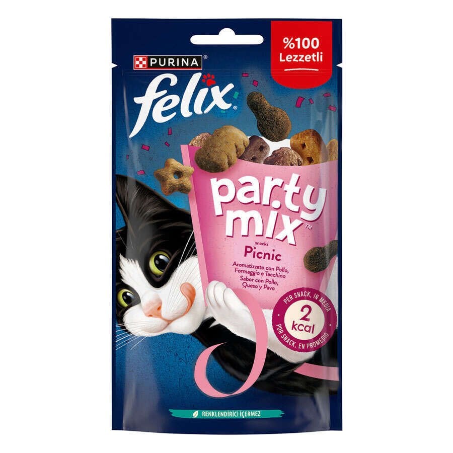 Felix Party Mix Karışık Piknik Lezzetleri Kedi Ödülü 60 Gr