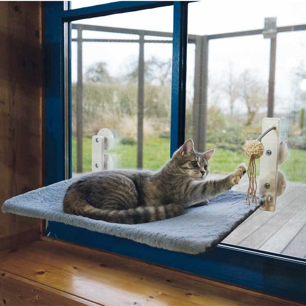 Kedi Cam Önü Vantuzlu Yatak 61x39x24 Cm