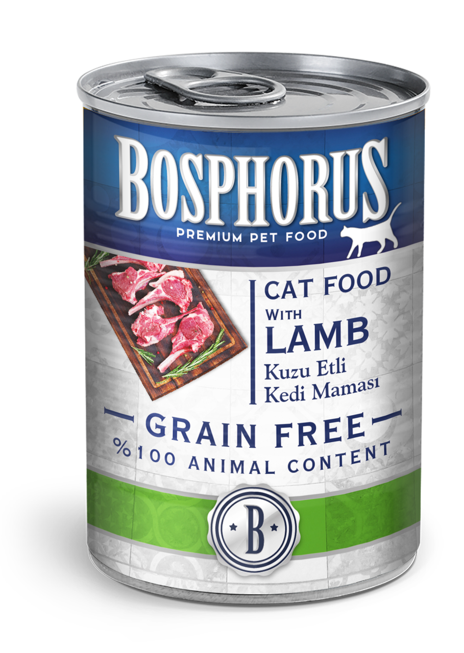 BOSPHORUS CAT KUZU ETLİ KEDİ KONSERVESİ 415G