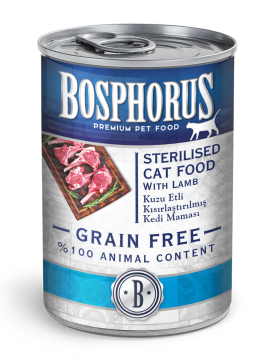 BOSPHORUS CAT KUZU ETLİ STERILISED KONSERVE 415 G