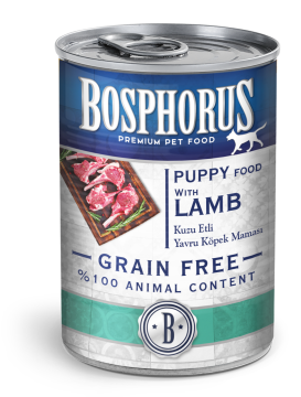 BOSPHORUS DOG KUZU ETLİ YAVRU KÖPEK KONSERVESİ 415G