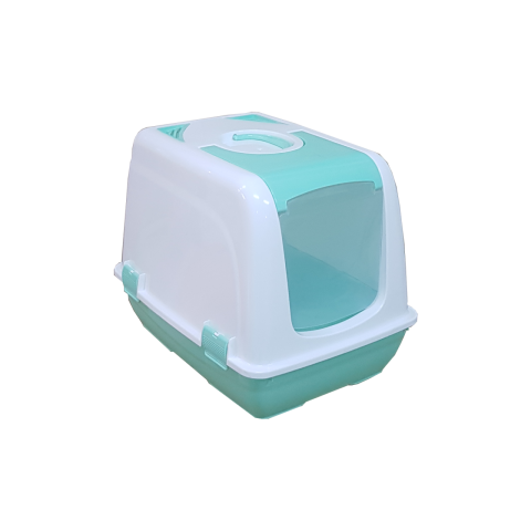 KAPALI KEDİ TUVALETİ SMALL YEŞİL