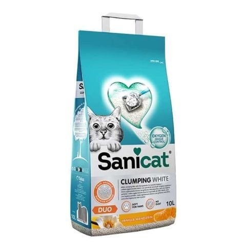 Sanicat Duo Bianca 10 Lt Kedi Kumu İnce Taneli