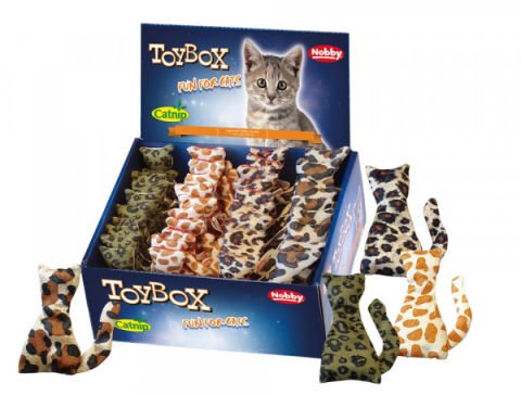 Yumuşak oyuncak kedi 9 cM Catnip Li Tek