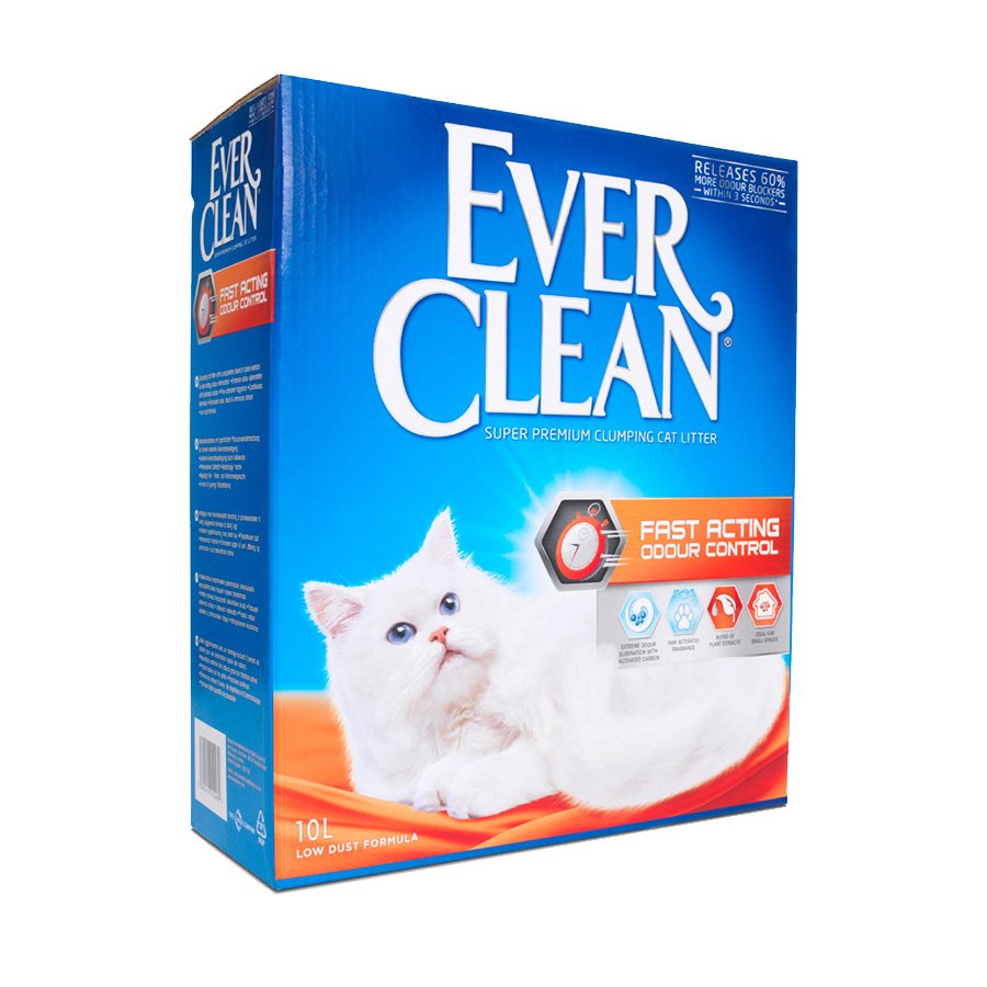 6 lt HEDİYELİ Ever Clean Fast Acting Odour Control Hızlı Koku Etkili Kedi Kumu 10 L