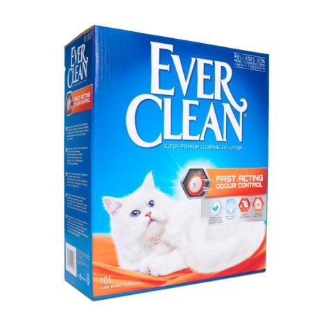 6 lt HEDİYELİ Ever Clean Fast Acting Odour Control Hızlı Koku Etkili Kedi Kumu 10 L