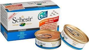 Schesir Multipack 6x50Gr Ton Balıklı Kedi Konserve