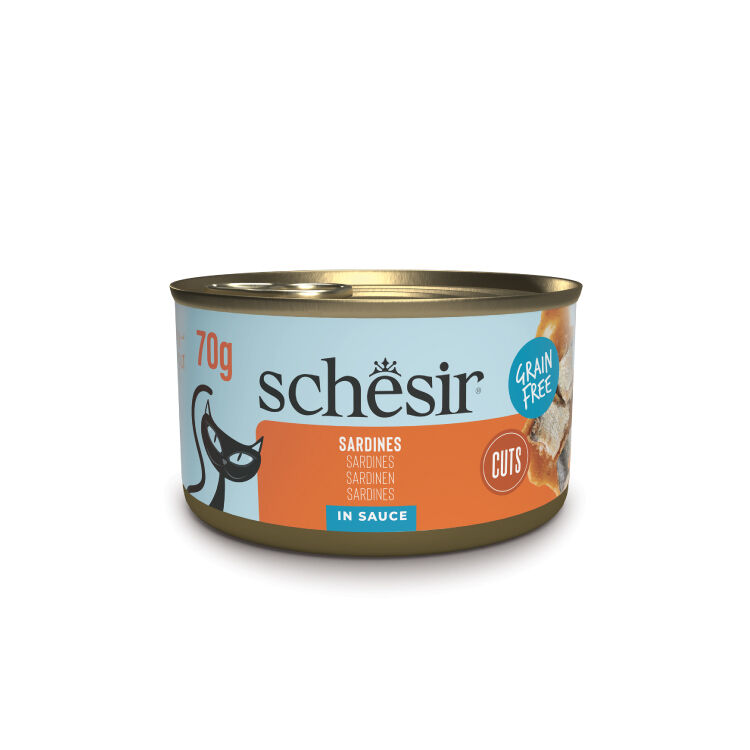 Schesir Tamamlayıcı Sardalyalı Sos İçinde Kedi Konservesi 70g