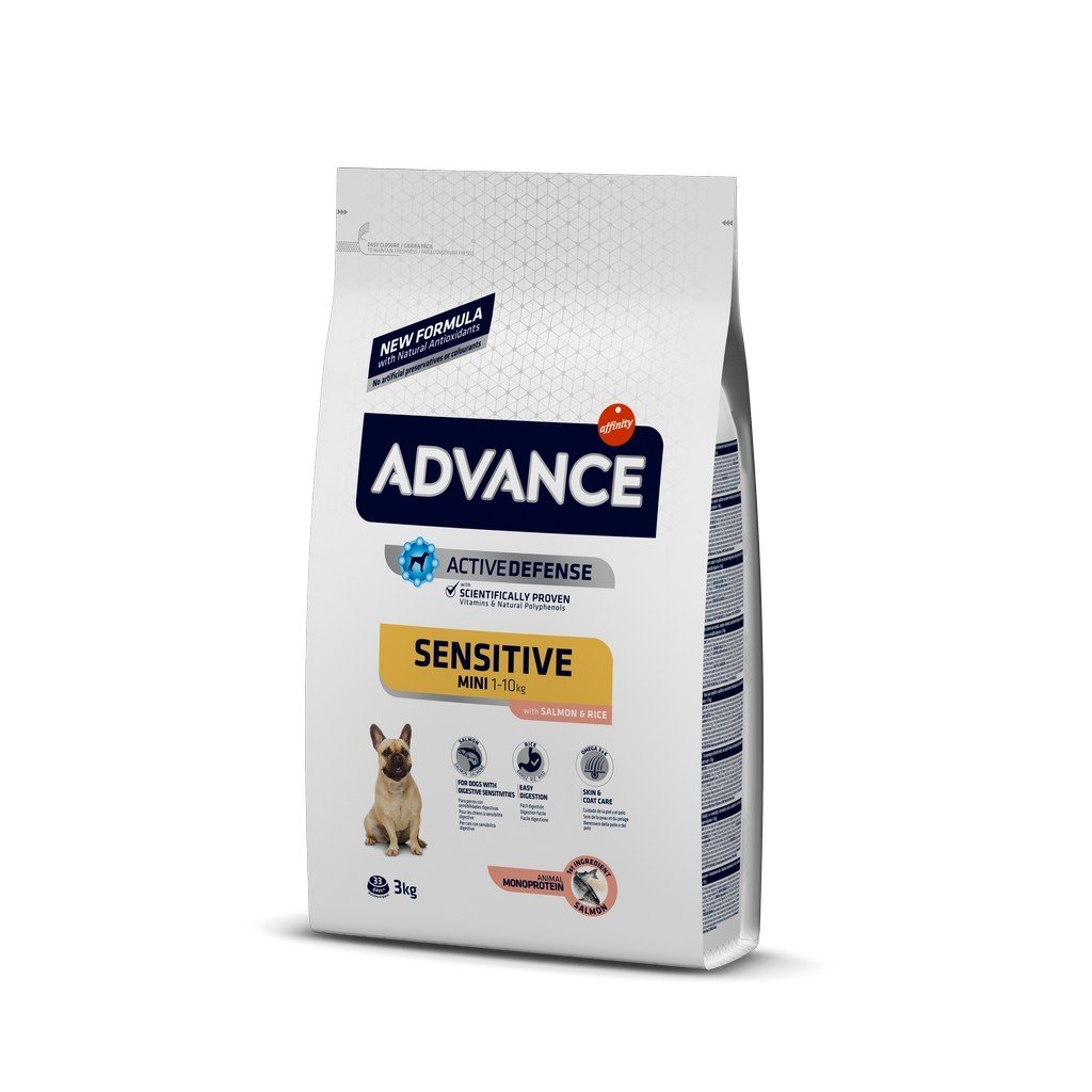 Advance Adult Mini Sensitive Salmon and Rice 3 kg