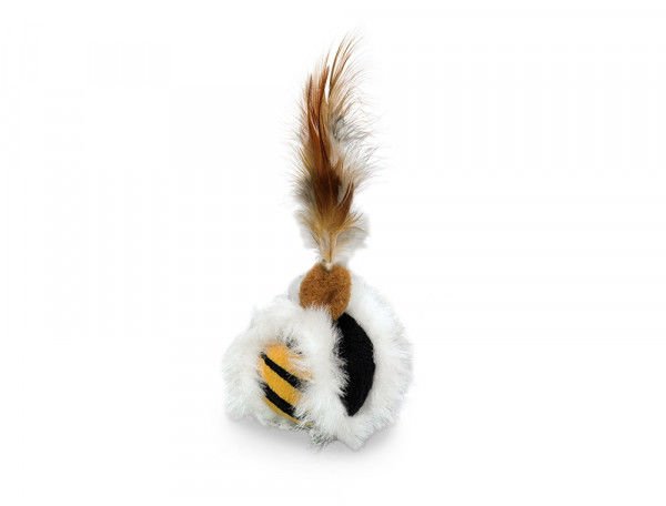 Tüylü Peluş Top kedi nanesi ile 5 Cm