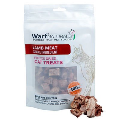 Warf Naturals Kuzu Etli Kurutulmuş Kedi Ödülü 40 Gr