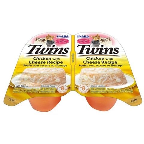 Twins Tavuklu ve Peynirli Kedi Ödül Jölesi 2 x 35 Gr
