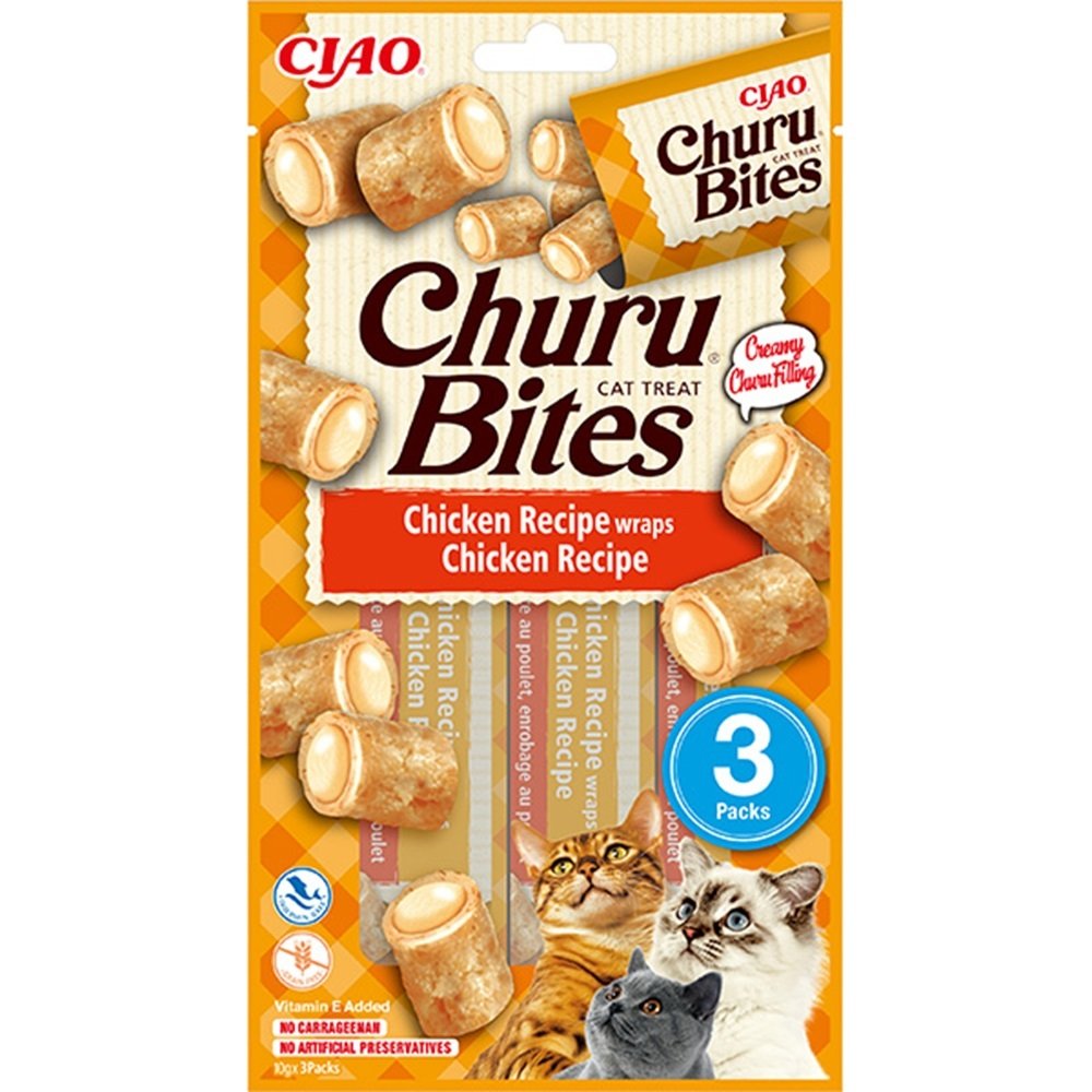 Ciao Churu Bites Tavuk Sargılı Kedi Ödül Maması 3 x 10 Gr