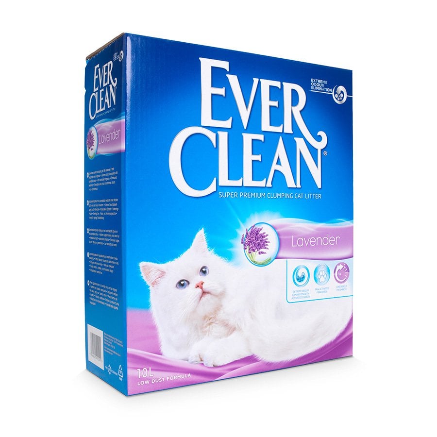 6 lt HEDİYELİ Ever Clean Lavender Lavanta Kokulu Topaklaşan Kedi Kumu 10 L
