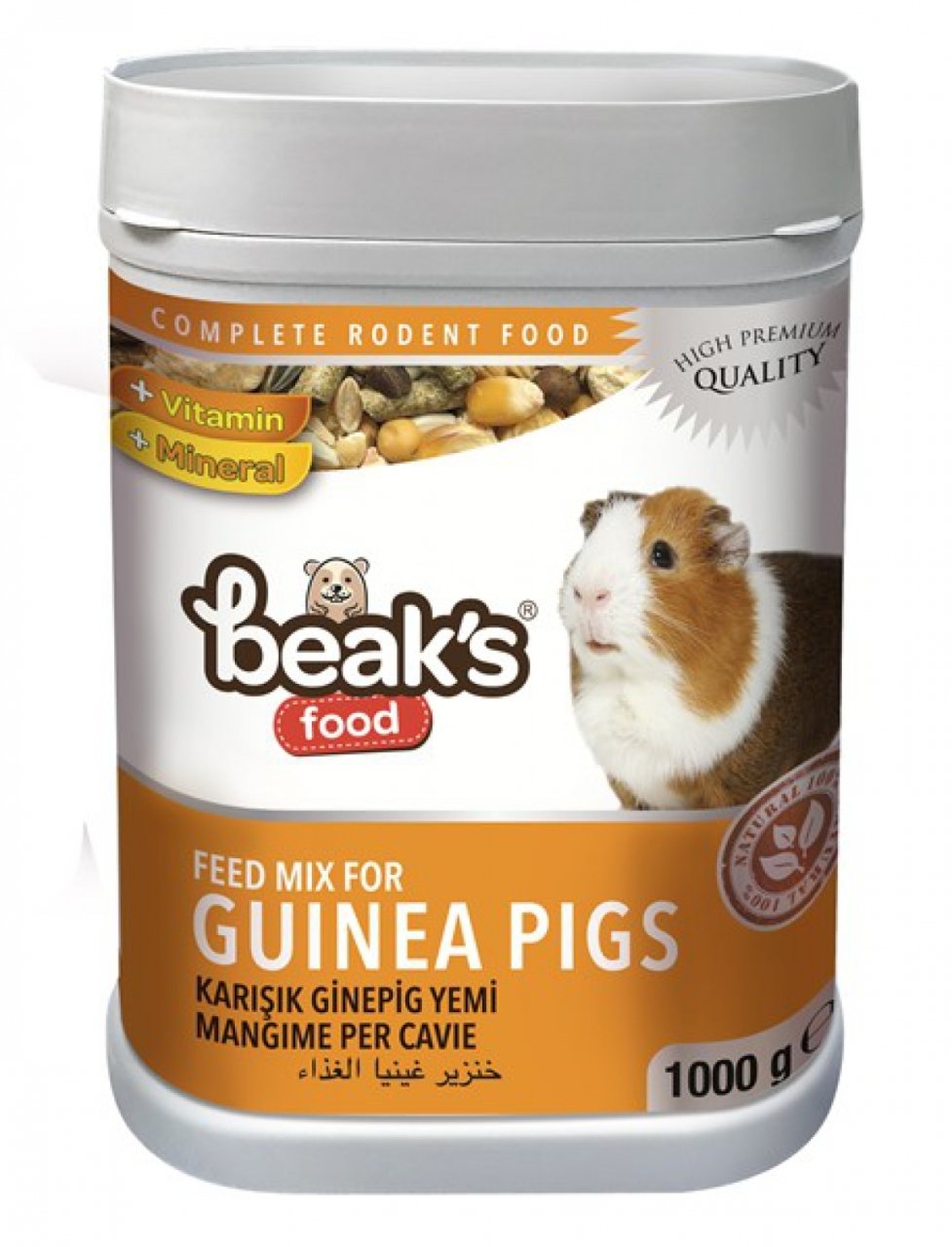 TİSERT BEAK''S FOOD GUINEA PIG YEMİ 1 Kg ST010