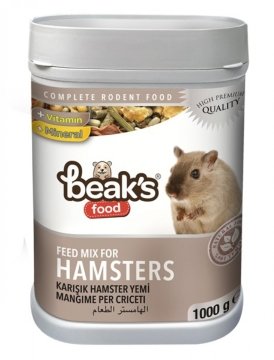 TİSERT BEAK''S FOOD HAMSTER YEMİ 1 Kg ST011