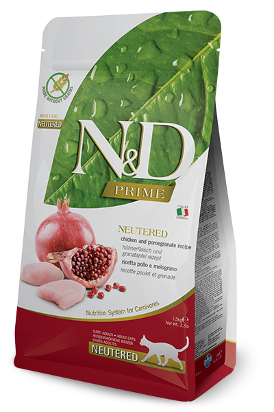 N&d Tavuk Ve Narlı Kısırlaştırılmış Yetişkin Kedi Maması 1.5 Kg