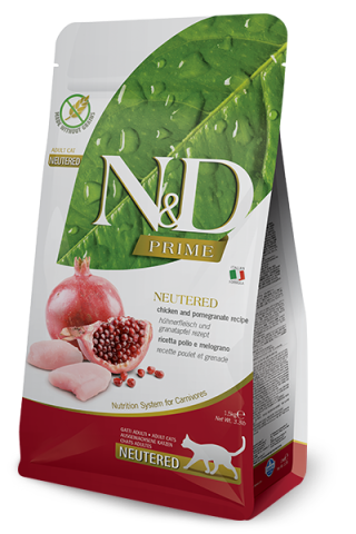 N&d Tavuk Ve Narlı Kısırlaştırılmış Yetişkin Kedi Maması 1.5 Kg