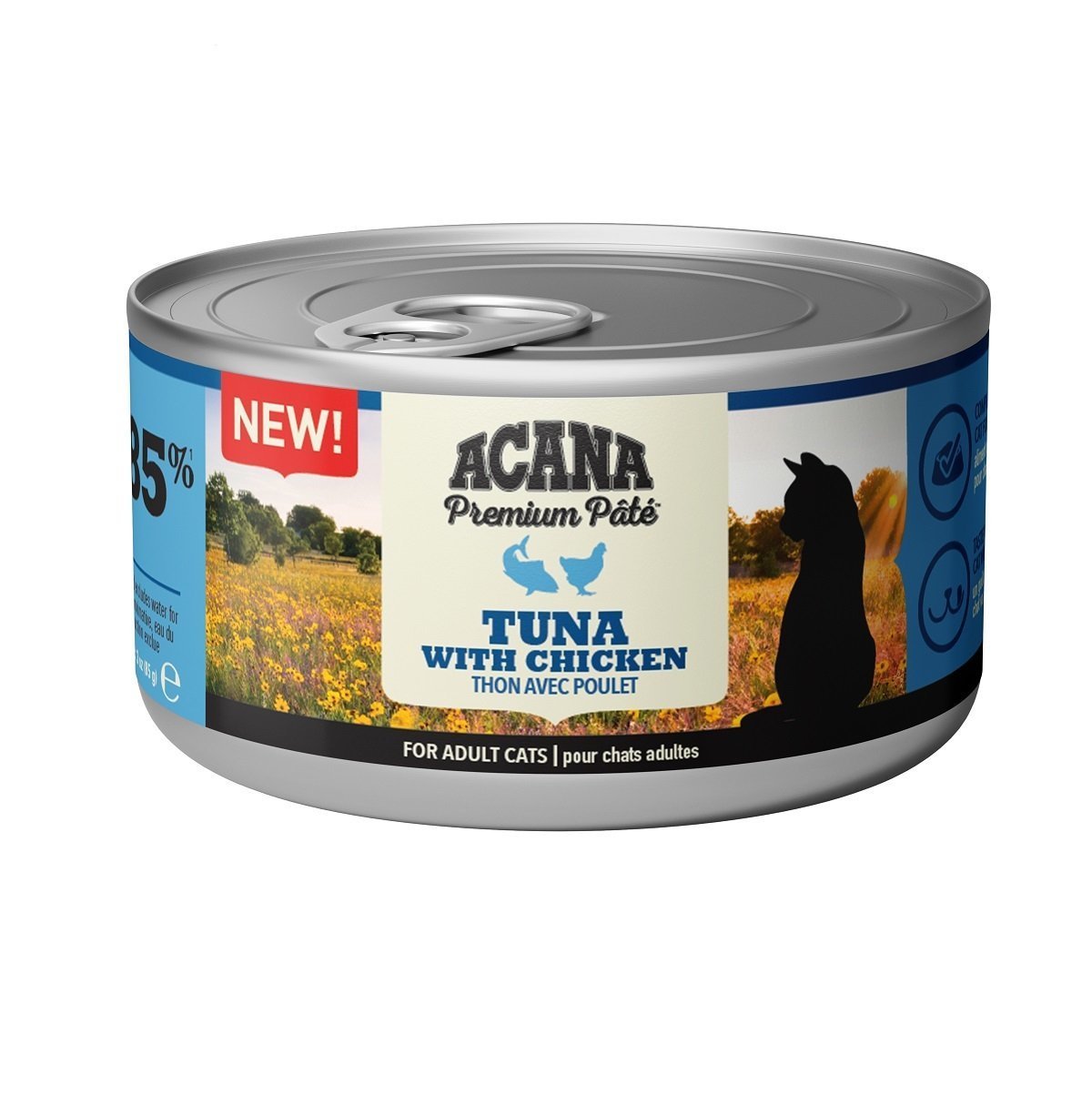 ACANA TAVUKLU VE TUNA BALIKLI KEDİ KONSERVESİ 85 GR