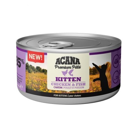 ACANA  TAVUKLU VE BALIKLI YAVRU KEDİ KONSERVESİ   85 GR