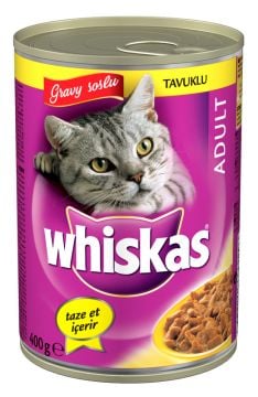 Whiskas Gravy Soslu Tavuklu  Kedi Konserve 400 Gr