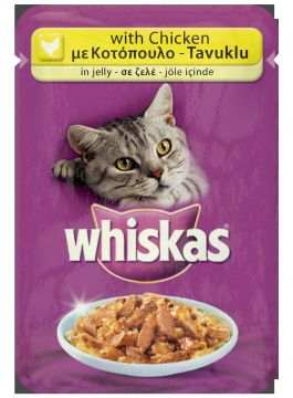 Whiskas Pouch Tavuklu Jöleli 85 Gr