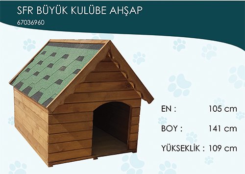 Ahşap Kulübe Büyük XL