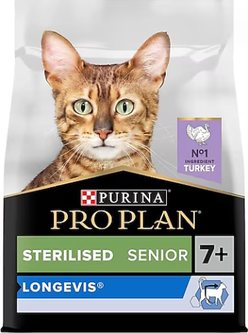 Pro Plan Sterilised Kısırlaştırılmış Tavuklu ve Hindili +7 Yaşlı Kedi Maması 1.5 Kg